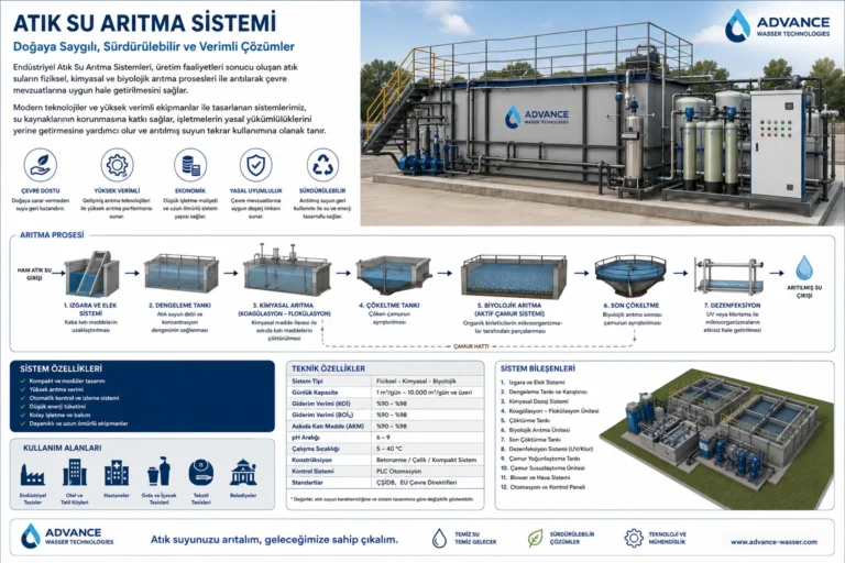 Abwasserbehandlungssystem – technische Systemdarstellung