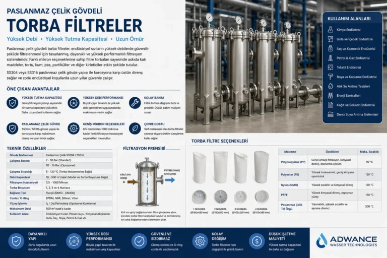 Edelstahl-Beutelfilter – technische Systemdarstellung